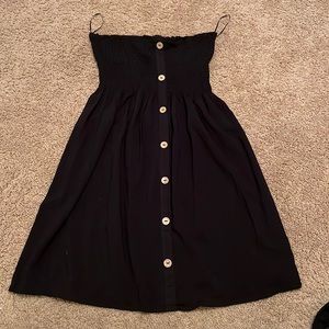 Ambiance Strapless sundress, with textured top